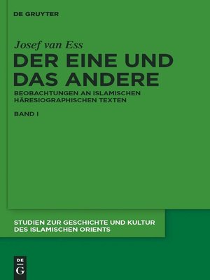 cover image of Der Eine und das Andere